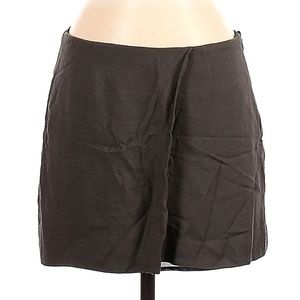 NWT Helmut Lang Mini Wrap Skirt in Prism Twilight Taupe Brown